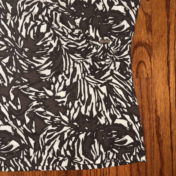 CHARTER CLUB NWT Brown & White Wrap-Style Top - Size 2X - Picture 5 of 5